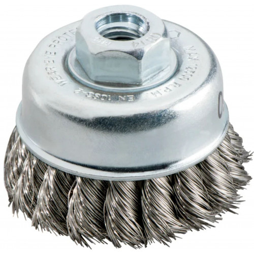 Metabo Brosse boisseau 100x0,5 mm/ M 14, acier, torsadé 623711000 Metabo Brosse boisseau 100x0,5 mm/ M 14, acier, torsadé 623711000