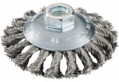 Metabo Brosse boisseau 100x0,5x10 mm/ M 14, acier, torsadé, modele coudé 623803000