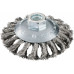 Metabo Brosse boisseau 100x0,5x10 mm/ M 14, acier, torsadé, modele coudé 623803000
