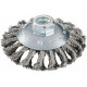 Metabo Brosse boisseau 100x0,5x10 mm/ M 14, acier, torsadé, modele coudé 623803000