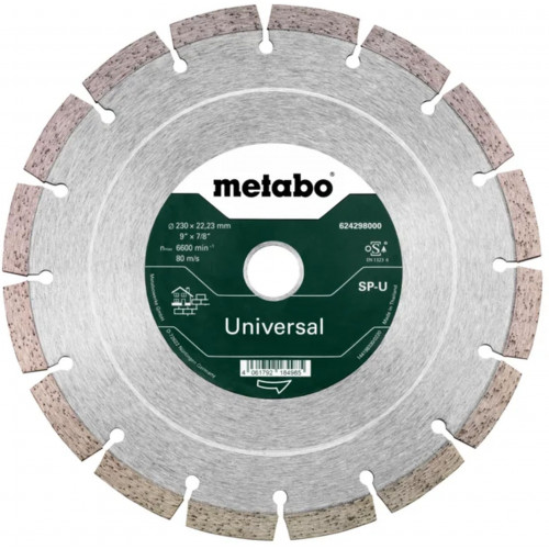Metabo Meule de tronçonnage diamantée - SP - U, 230x22,23 mm 624310000 Metabo Meule de tronçonnage diamantée - SP - U, 230x22,23 mm 624310000