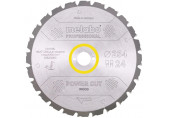 Metabo Lame de scie « power cut wood - professional », 254x30, Z24 WZ 5° nég. 628220000