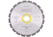 Metabo Lame de scie circulaire "Power Cut Wood - professional", 216x30, Z20 WZ 5° 62823000