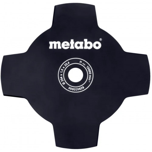 Metabo Lame pour gazon a 4 ailettes 628433000 Metabo Lame pour gazon a 4 ailettes 628433000