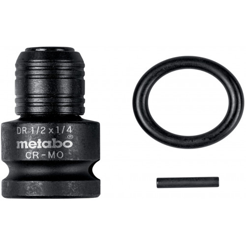 Metabo Adaptateurs de frappe 1/2" a 1/4" E6,3, 3 pieces 628837000