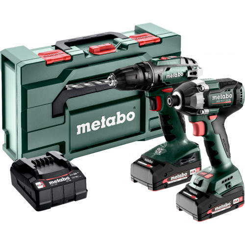 Metabo Combo Set 2.8.1 ( SSD 18 LT 200 BL + BS18 +18V/2x2,0Ah +SC 36) Metabox 685193000 Metabo Combo Set 2.8.1 ( SSD 18 LT 200 BL + BS18 +18V/2x2,0Ah +SC 36) Metabox 685193000