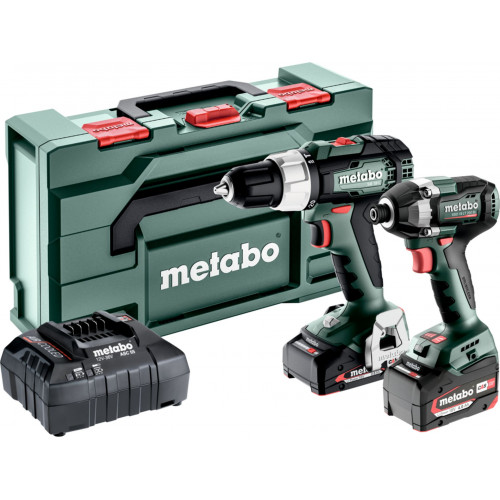 Metabo Combo Set 2.8.2 ( SSD18LT200 BL + BS18L +18V/1x2,0Ah /1x4,0Ah +SC 36) 685193000 Metabo Combo Set 2.8.2 ( SSD18LT200 BL + BS18L +18V/1x2,0Ah /1x4,0Ah +SC 36) 685193000