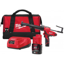 Milwaukee M12 PCG 310C-201B Pistolet a calfeutrer compact (310ml/12V/1x2,0Ah) 4933441655