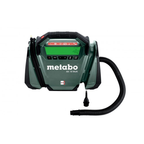 Metabo AK 18 Multi Compresseur sans fil (18V/ 11 bar/ 16 l/min) sans batteria, 600794850