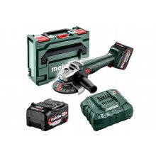 Metabo W 18 7-125 Meuleuse d angle sans fil (18V/2x4,0Ah/125mm) +MetaBOX 602371510