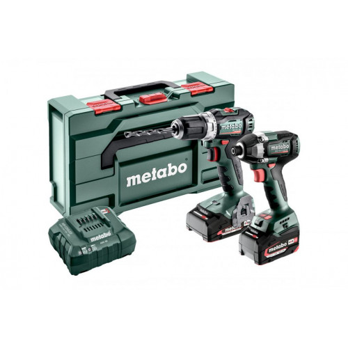 Metabo 685197000 Combo set 2.8.3 - Perceuse a percussion + Visseuse a chocs 18 V, MetaBOX