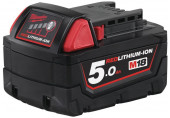 Milwaukee M18 B5 Redlithium Li-Ion Batterie (18V/5,0Ah) 4932430483