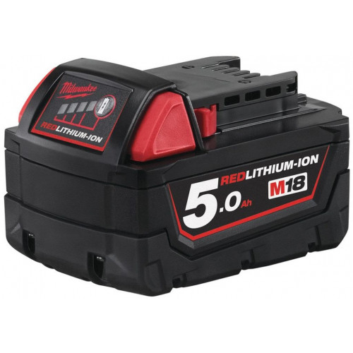 Milwaukee M18 B5 Redlithium Li-Ion Batterie (18V/5,0Ah) 4932430483