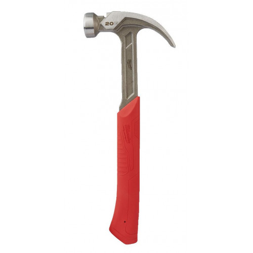 Milwaukee Marteau arrache clous incurvé en acier (450g) 4932478655