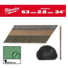 Milwaukee Clous de charpente (2.8x63mm/2.200pcs) 4932492600