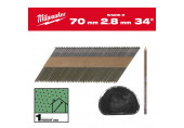 Milwaukee Clous de charpente (2.8x70mm/2.200pcs) 4932492601