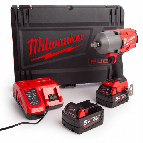 Milwaukee M18 FHIWF12-502X Boulonneuse a choc, 2x5.0 Ah, HD Walizka 4933459696