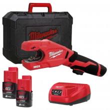 Milwaukee M12 PCSS-202C Coupe tube acier inoxydable (12V/2x2,0Ah) Coffert 4933479242