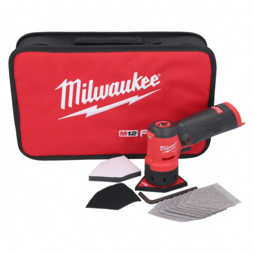 Milwaukee M12 FDSS-0B Ponceuse delta (12V/sans batteria/88,8X63,5mm) 4933479680