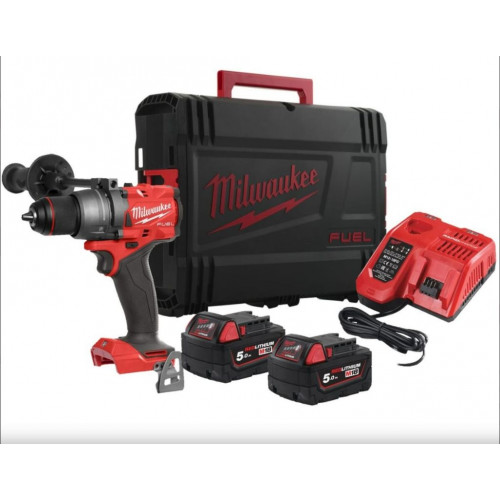 Milwaukee M18 FPD3-502X Perceuse a percussion (18V/2x5,0Ah) HD Box 4933479860