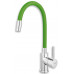 NOVASERVIS FERRO Robinetterie d’évier avec bec flexible, vert/chrome 70710,0Z