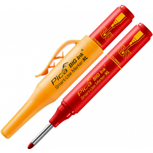 Pica Big Ink - Marqueur a encre permanente, rouge 170/40 Pica Big Ink - Marqueur a encre permanente, rouge 170/40