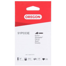 Riwall PRO Chaîne de tronçonneuse Oregon 3/8" 1,3 mm 8" 91P 33E