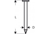 BOSCH Clou en bande a tete ronde 21° 2608200031