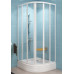 RAVAK SUPERNOVA SKKP6-80 Cabine de douche en quart de cercle blanc+transparent 32040100Z1