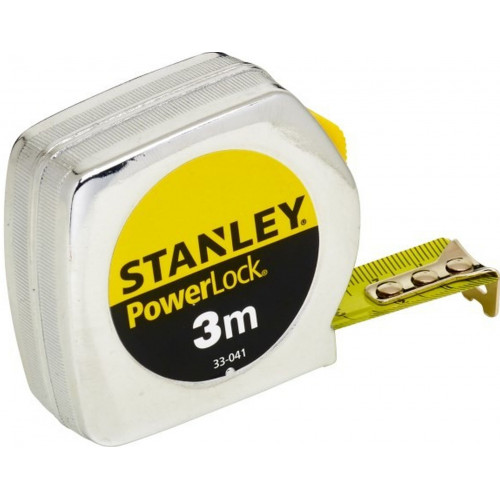 Stanley 1-33-041 PowerLock Mesure classic métal 3m/19mm