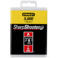 Stanley 1-TRA204-5T Agrafes type A 5/53/530, 6mm, boite de 5000pcs