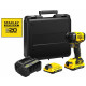 Stanley SFMCF820D2K FatMax V20 Clé a chocs a trois vitesses 1/4" (18V/2x2,0Ah), coffret