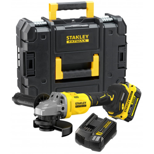 Stanley SFMCG710M1T-QW FatMax V20 Meuleuse d’angle 125mm (18V/1x4,0Ah), coffret Stanley SFMCG710M1T-QW FatMax V20 Meuleuse d’angle 125mm (18V/1x4,0Ah), coffret