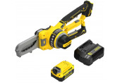Stanley SFMCPS515M1-QW FatMax V20 Scie a chaîne d’élagage sans fil (15cm/18V/1x4,0Ah)