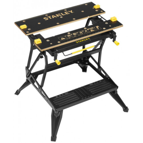 Stanley STST83800-1 FatMax Etabli etau pliable serrage vertical, 250 kg, 74 x 52,5 cm