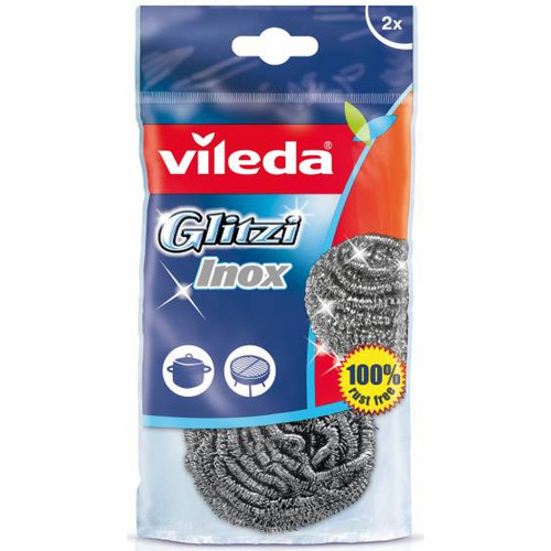 VILEDA Inox scourer 2 pieces 101505