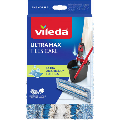 VILEDA UltraMax Micro & Cotton Recharge pour balai plat ULTRAMAX 141626 VILEDA UltraMax Micro & Cotton Recharge pour balai plat ULTRAMAX 141626