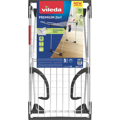 VILEDA Premium 2en1 Séchoir modulable 157332 VILEDA Premium 2en1 Séchoir modulable 157332