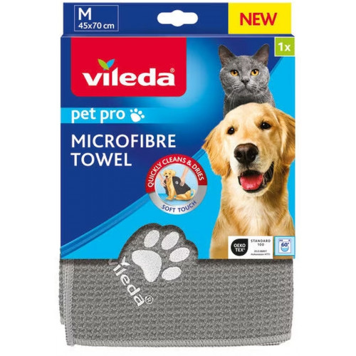 VILEDA Pet Pro Serviette en microfibre M 172650 VILEDA Pet Pro Serviette en microfibre M 172650