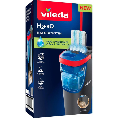 VILEDA H2Pro balais a plat 175774 VILEDA H2Pro balais a plat 175774