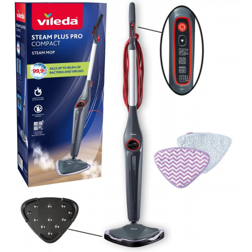 VILEDA STEAM PLUS PRO Balai vapeur 180839 VILEDA STEAM PLUS PRO Balai vapeur 180839