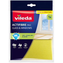 VILEDA Actifibre chiffon microfibre pour vitres 1 pc 183298