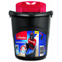 VILEDA Seau et essoreur UltraMax Power 2 en 1 - 10 L - Plastique