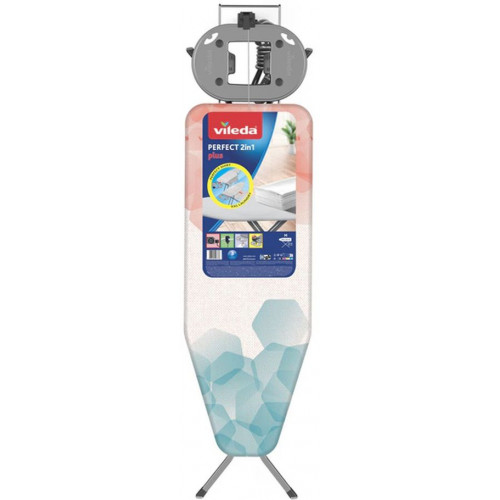 VILEDA Perfect 2v1 Plus Planche a repasser 122×44 cm, 159390 VILEDA Perfect 2v1 Plus Planche a repasser 122×44 cm, 159390