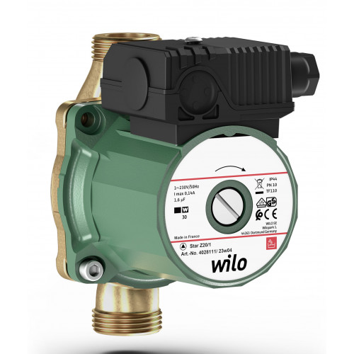 Wilo Star-Z 20/1 EM PN10 140mm Pompe de circulation 4028111 Wilo Star-Z 20/1 EM PN10 140mm Pompe de circulation 4028111