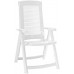 ALLIBERT ARUBA Chaise de jardin réglable, 61 x 72 x 110 cm, blanc 17180080