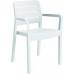 ALLIBERT TISARA Chaise de jardin, 53 x 58 x 83 cm, blanc 17199557