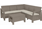 ALLIBERT CORFU RELAX Ensemble de jardin, cappuccino/beige 17202123