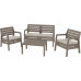 ALLIBERT DELANO Ensemble de salon, cappuccino/beige 17201088