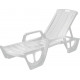 KETER FLORIDA Chaise longue, 190 x 67 x 42 cm, blanc 17180024